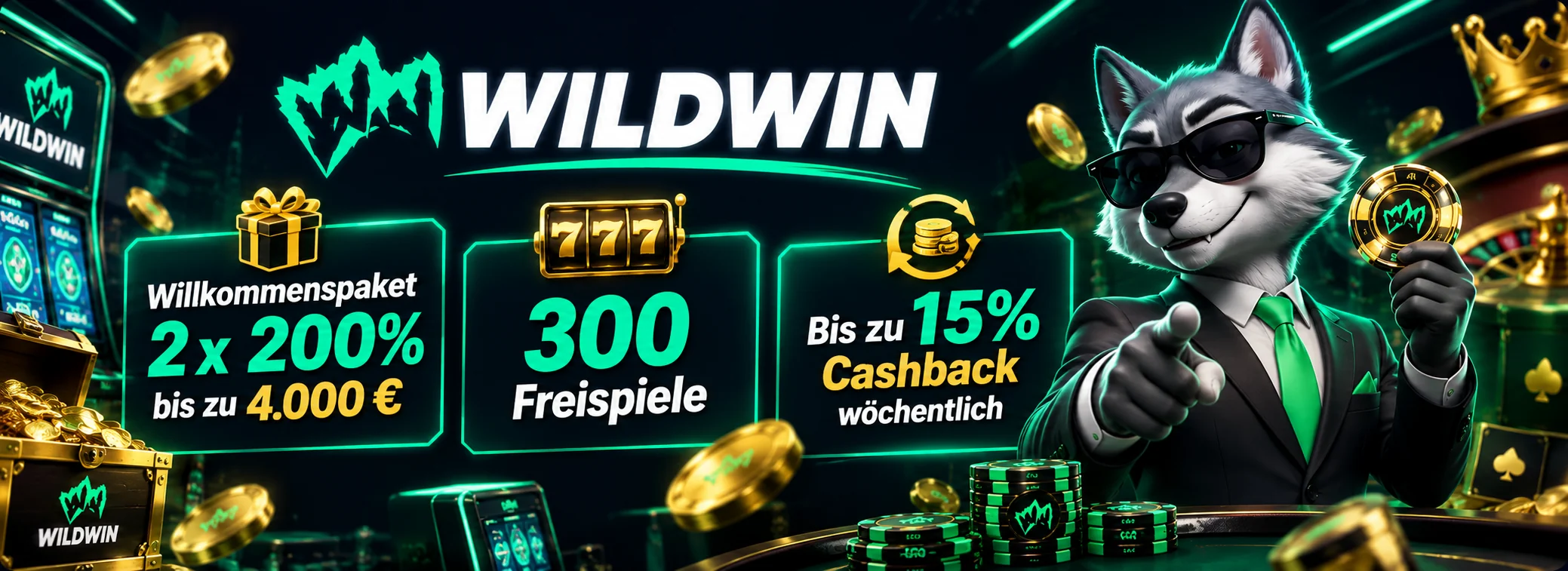 4.000 € + 300 Freispiele